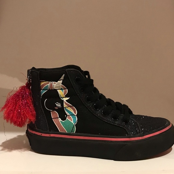 black unicorn vans